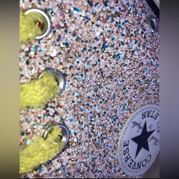 NWOT Converse x JW Anderson Glitter Orange Multi Chuck 70 Unisex Men's 10 - Picture 8 of 8